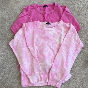 ‼️2-pack‼️ J Crew Long-sleeve French terry pullovers size M